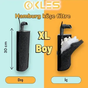 HAMBURG KÖŞE FİLTRE XL BOY 30 CM KLES