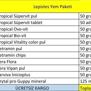 Lepistes Yem Paketi