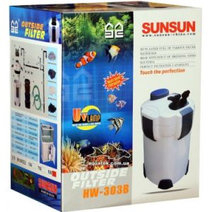 Sunsun HW-303B Akvaryum Dış Filtre UV li 1400 Lt/S