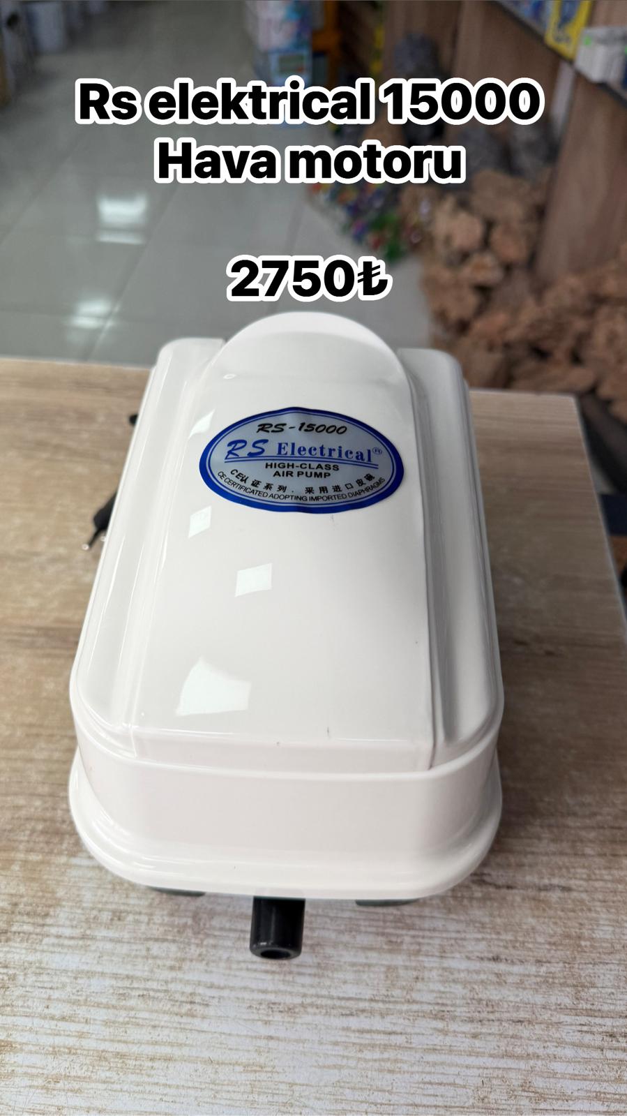 RS Elektrical RS-15000 Akvaryum Hava Kompresörü  (İkinci El)