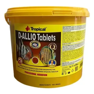 Tropical D-Allio Plus Sarımsaklı Tablet Yem 4500 Ad. Kova