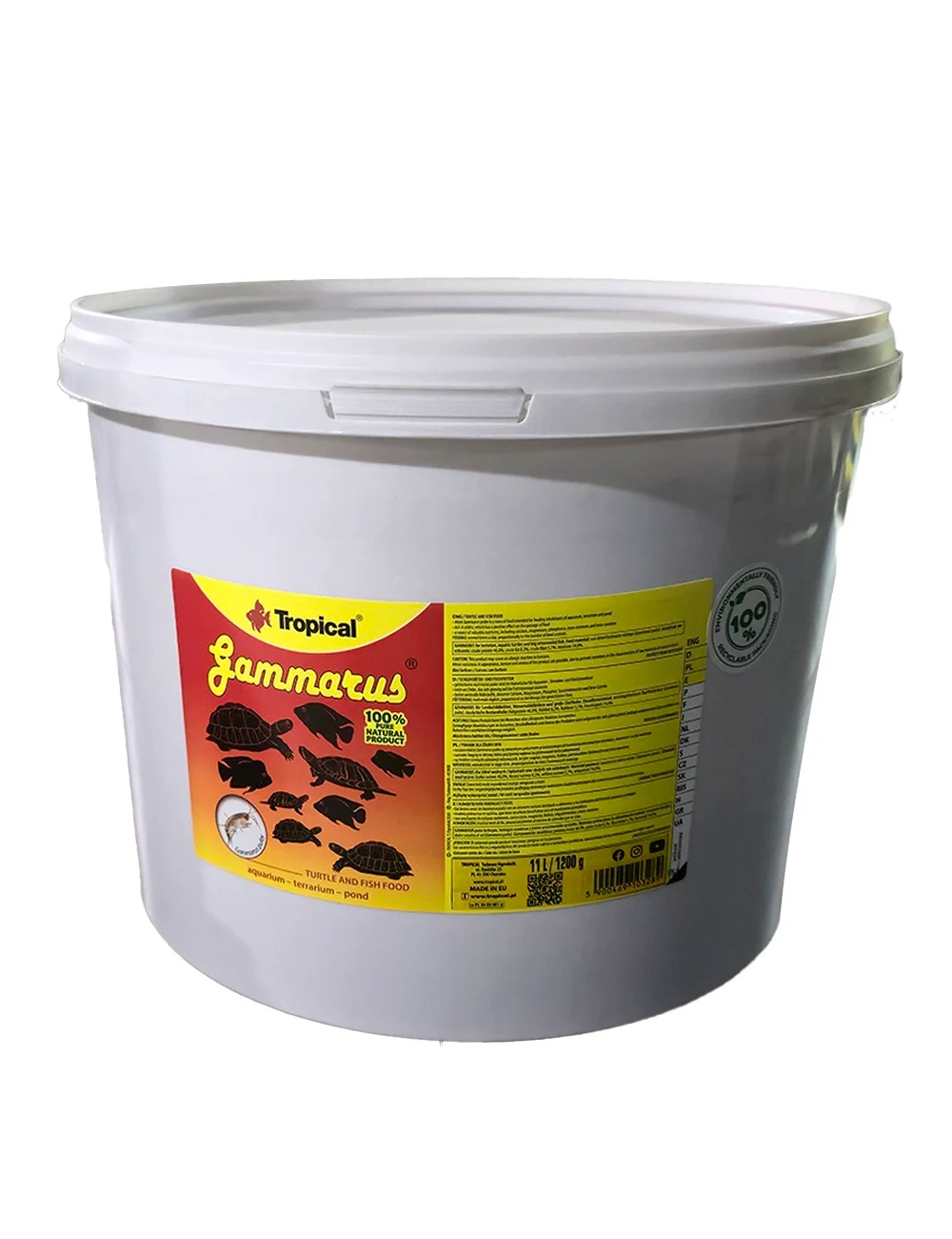 Tropical Gammarus 11Lt/1200Gr Kaplumbağa Yemi